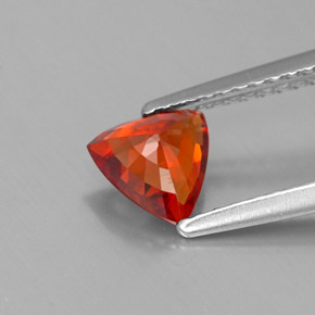 0,90 ctw natürlicher orangefarbener Spessartin, Trillion, VVS-VS
