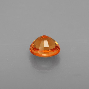0,84 ctw natürlicher orangefarbener Spessartin, Oval Schliff, VVS-VS