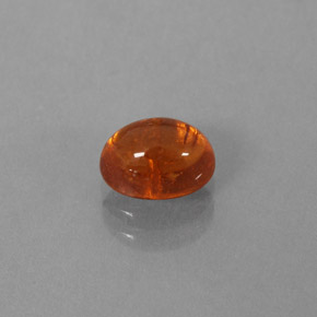 1,19 ctw natürlicher orangefarbener Spessartin, Transparent, Transparent / Lichtdurchlässig