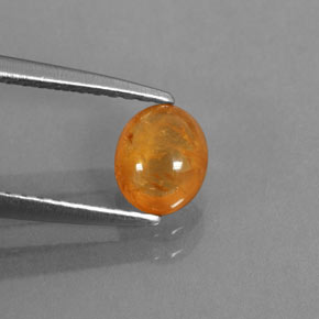 0,96 ctw natürlicher orangefarbener Spessartin, Transparent, Transparent / Lichtdurchlässig