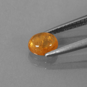 0,96 ctw natürlicher orangefarbener Spessartin, Transparent, Transparent / Lichtdurchlässig