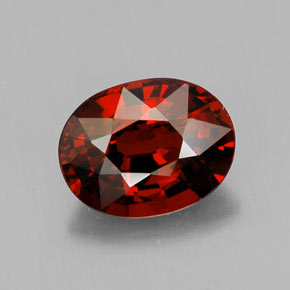 2,73 ctw natürlicher roter Spessartin, Oval Schliff, VVS