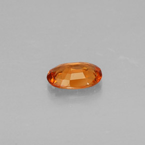 0,45 ctw natürlicher orangefarbener Spessartin, Oval Schliff, VS