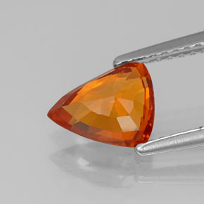 1,50 ctw natürlicher orangefarbener Spessartin, Fantasieschliff, VVS-VS