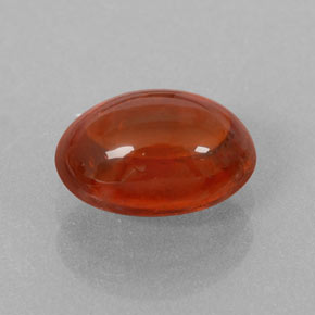 2,48 ctw natürlicher orangefarbener Spessartin, Transparent, Transparent / Lichtdurchlässig