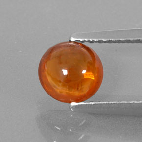 1,39 ctw natürlicher orangefarbener Spessartin, Transparent, Transparent / Lichtdurchlässig