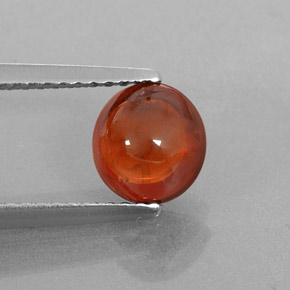 1,80 ctw natürlicher orangefarbener Spessartin, Transparent, Transparent / Lichtdurchlässig