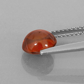 1,80 ctw natürlicher orangefarbener Spessartin, Transparent, Transparent / Lichtdurchlässig