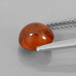 2,01 ctw natürlicher orangefarbener Spessartin, Transparent, Transparent / Lichtdurchlässig