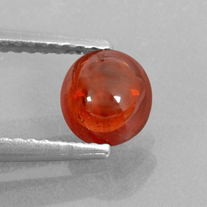 1,14 ctw natürlicher orangefarbener Spessartin, Transparent, Transparent / Lichtdurchlässig