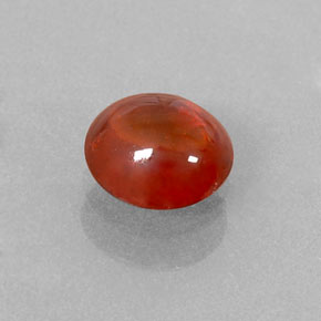 1,14 ctw natürlicher orangefarbener Spessartin, Transparent, Transparent / Lichtdurchlässig