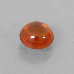 1,26 ctw natürlicher orangefarbener Spessartin, Transparent, Transparent / Lichtdurchlässig