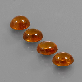 5.29 ct natürliche Warmes Orange Spessartit-Garn-Edelsteine, Transparent, Transparent / Lichtdurchlässig
