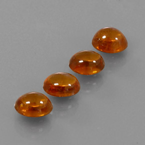 5.29 ct natürliche Warmes Orange Spessartit-Garn-Edelsteine, Transparent, Transparent / Lichtdurchlässig