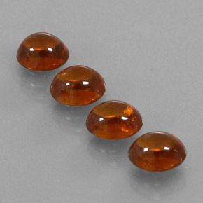  ct natürliche orangefarbener Spessartin-Edelsteine, Transparent, Transparent / Lichtdurchlässig