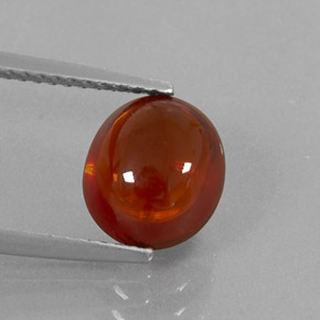 4,00 ctw natürlicher orangefarbener Spessartin, Transparent, Transparent / Lichtdurchlässig