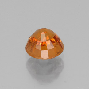 0,83 ctw natürlicher orangefarbener Spessartin, Rundschliff, VS