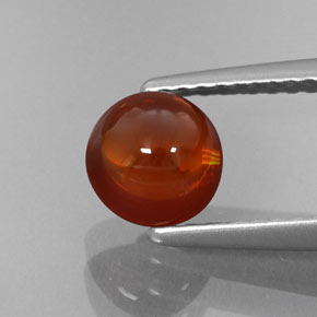 1,80 ctw natürlicher orangefarbener Spessartin, Transparent, Transparent / Lichtdurchlässig
