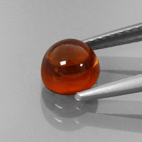 1,80 ctw natürlicher orangefarbener Spessartin, Transparent, Transparent / Lichtdurchlässig