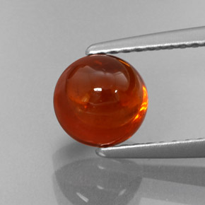 2,41 ctw natürlicher orangefarbener Spessartin, Transparent, Transparent / Lichtdurchlässig