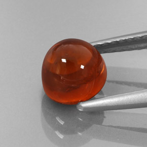 2,41 ctw natürlicher orangefarbener Spessartin, Transparent, Transparent / Lichtdurchlässig