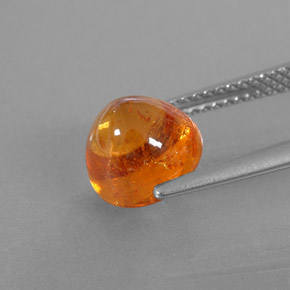 4,50 ctw natürlicher orangefarbener Spessartin, Transparent, Transparent / Lichtdurchlässig