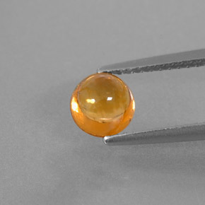 1,79 ctw natürlicher orangefarbener Spessartin, Transparent, Transparent / Lichtdurchlässig