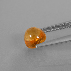 1,79 ctw natürlicher orangefarbener Spessartin, Transparent, Transparent / Lichtdurchlässig