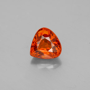 1,88 ctw natürlicher orangefarbener Spessartin, Birnenform, VS