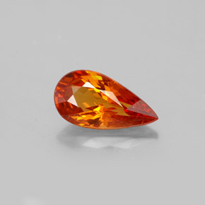1,81 ctw natürlicher orangefarbener Spessartin, Birnenform, VS-SI