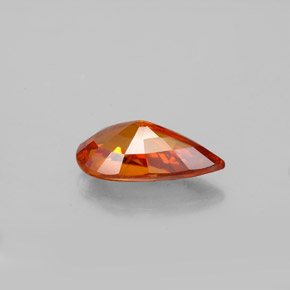 1,81 ctw natürlicher orangefarbener Spessartin, Birnenform, VS-SI