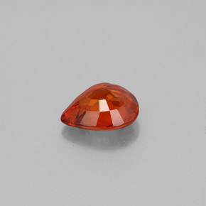 1,57 ctw natürlicher orangefarbener Spessartin, Birnenform, VS