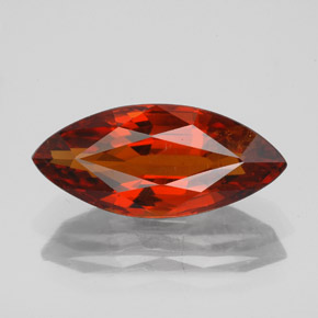 4,97 ctw natürlicher roter Spessartin, Marquise, SI