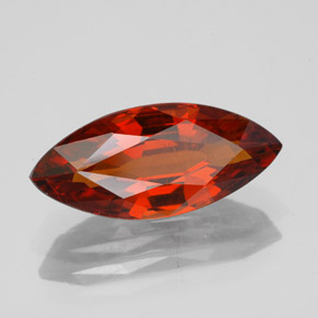 4,97 ctw natürlicher roter Spessartin, Marquise, SI