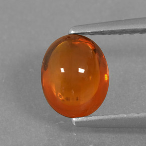 9,17 ctw natürlicher Orange Spessartit-Garn, Oval Schliff, Transparent