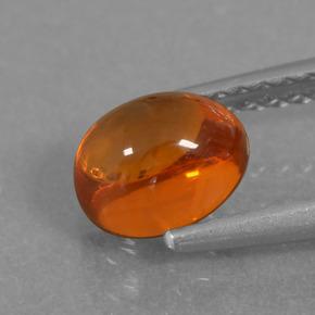 9,17 ctw natürlicher Orange Spessartit-Garn, Oval Schliff, Transparent