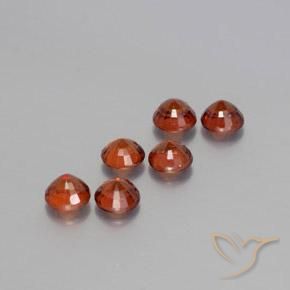 2.19 ct natürliche Feuerrot Spessartit-Garn-Edelsteine, Runden, VS