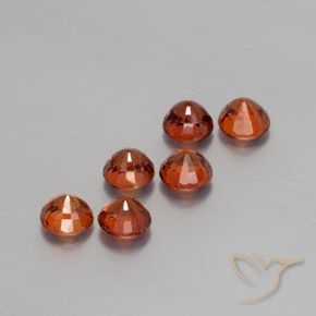 2.69 ct natürliche Intensives Rot Spessartit-Garn-Edelsteine, Runden, VS