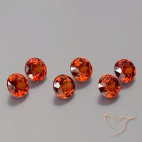 2.31 ct natürliche Feuerrot Spessartit-Garn-Edelsteine, Runden, VS