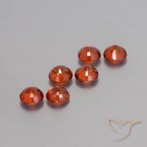 2.31 ct natürliche Feuerrot Spessartit-Garn-Edelsteine, Runden, VS