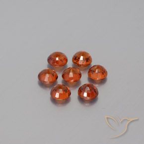 2.51 ct natürliche Intensives Rot Spessartit-Garn-Edelsteine, Runden, VS