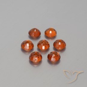 2.88 ct natürliche Mittelrot Spessartit-Garn-Edelsteine, Runden, VS