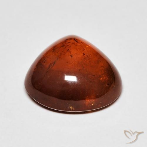 9,17 ctw natürlicher rötlich-orange Spessartit-Garn, Birnenform, Transparent