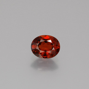 0,84 ctw natürlicher orangefarbener Spessartin, Oval Schliff, VS