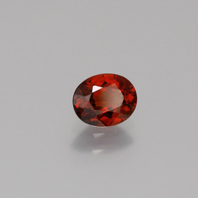 0,84 ctw natürlicher orangefarbener Spessartin, Oval Schliff, VS