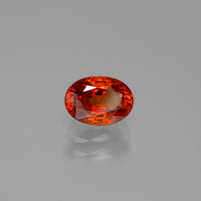 1,17 ctw natürlicher Rotorange Spessartin, Oval Schliff, VS