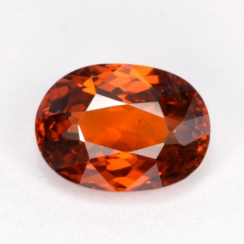 1,59 ctw natürlicher roter Spessartin, Oval Schliff, VS