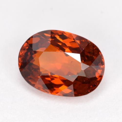 1,59 ctw natürlicher roter Spessartin, Oval Schliff, VS