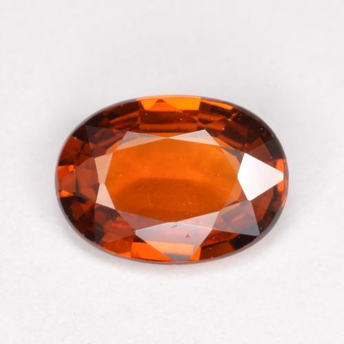 0,98 ctw natürlicher orangefarbener Spessartin, Oval Schliff, VVS-VS