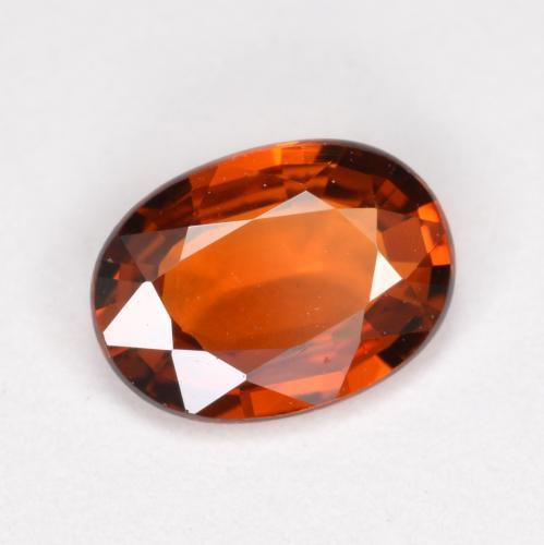 0,98 ctw natürlicher orangefarbener Spessartin, Oval Schliff, VVS-VS